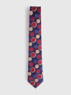 Alvaro Moreno Corbatas|Corbatas|CORBATA JACQUARD MF Azul Marino