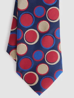 Alvaro Moreno Corbatas|Corbatas|CORBATA JACQUARD MF Azul Marino