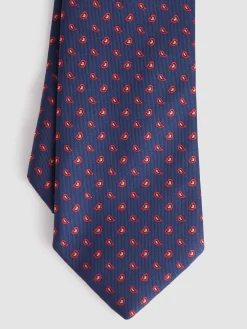 Alvaro Moreno Corbatas|Corbatas|CORBATA JACQUARD MF Azul Marino