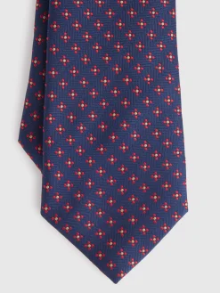 Alvaro Moreno Corbatas|Corbatas|CORBATA JACQUARD MF Azul Marino