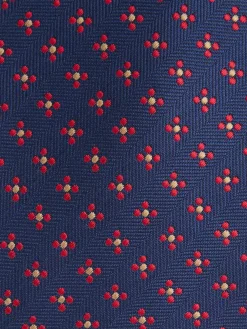 Alvaro Moreno Corbatas|Corbatas|CORBATA JACQUARD MF Azul Marino