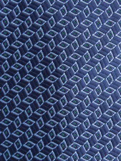 Alvaro Moreno Corbatas|Corbatas|CORBATA JACQUARD MF Azul Marino