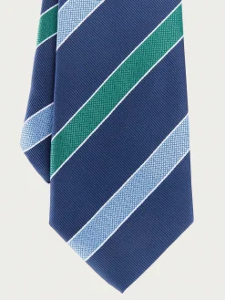 Alvaro Moreno Corbatas|Corbatas|CORBATA JACQUARD MF Azul Marino