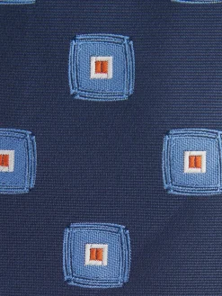 Alvaro Moreno Corbatas|Corbatas|CORBATA JACQUARD MF Azul Marino