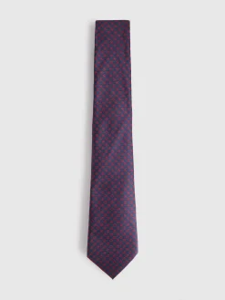 Alvaro Moreno Corbatas|Corbatas|CORBATA JACQUARD MF Azul Marino