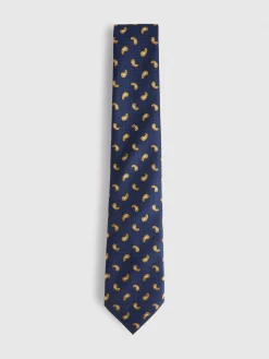 Alvaro Moreno Corbatas|Corbatas|CORBATA JACQUARD MF Azul Marino