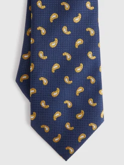 Alvaro Moreno Corbatas|Corbatas|CORBATA JACQUARD MF Azul Marino