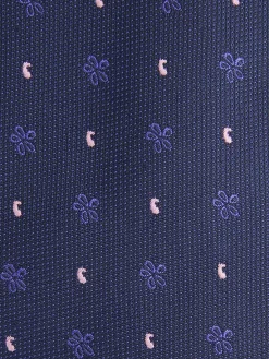 Alvaro Moreno Corbatas|Corbatas|CORBATA JACQUARD MF Azul Marino
