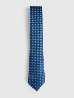 Alvaro Moreno Corbatas|Corbatas|CORBATA JACQUARD MF Azul Marino