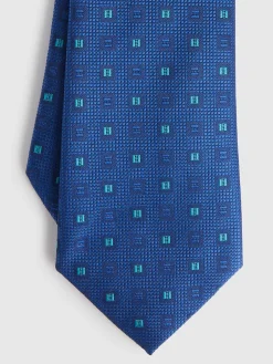 Alvaro Moreno Corbatas|Corbatas|CORBATA JACQUARD MF Azul Marino