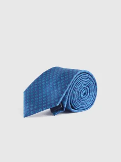 Alvaro Moreno Corbatas|Corbatas|CORBATA JACQUARD MF Azul Marino