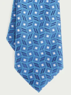 Alvaro Moreno Corbatas|Corbatas|CORBATA JACQUARD MF Azul Marino