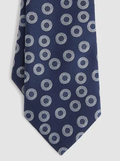 Alvaro Moreno Corbatas|Corbatas|CORBATA JACQUARD MF Azul Marino