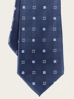 Alvaro Moreno Corbatas|Corbatas|CORBATA JACQUARD MF Azul Marino