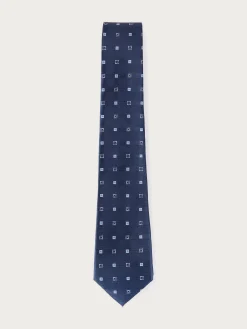 Alvaro Moreno Corbatas|Corbatas|CORBATA JACQUARD MF Azul Marino