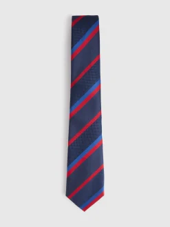Alvaro Moreno Corbatas|Corbatas|CORBATA JACQUARD MF Azul Marino