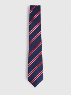 Alvaro Moreno Corbatas|Corbatas|CORBATA JACQUARD MF Azul Marino