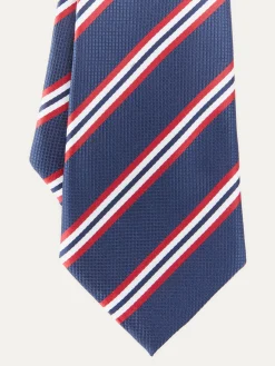 Alvaro Moreno Corbatas|Corbatas|CORBATA JACQUARD MF Azul Marino