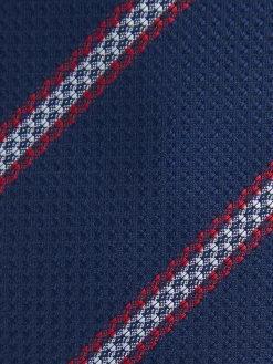 Alvaro Moreno Corbatas|Corbatas|CORBATA JACQUARD MF Azul Marino