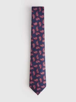 Alvaro Moreno Corbatas|Corbatas|CORBATA JACQUARD MF Azul Marino