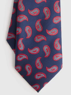 Alvaro Moreno Corbatas|Corbatas|CORBATA JACQUARD MF Azul Marino