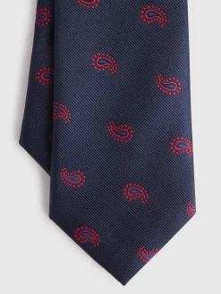 Alvaro Moreno Corbatas|Corbatas|CORBATA JACQUARD MF Azul Marino