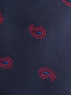 Alvaro Moreno Corbatas|Corbatas|CORBATA JACQUARD MF Azul Marino