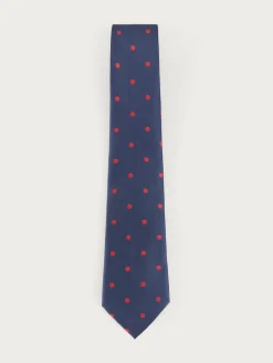 Alvaro Moreno Corbatas|Corbatas|CORBATA JACQUARD MF Azul Marino