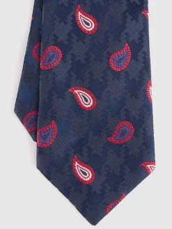 Alvaro Moreno Corbatas|Corbatas|CORBATA JACQUARD MF Azul Marino