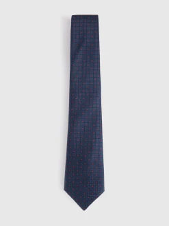 Alvaro Moreno Corbatas|Corbatas|CORBATA JACQUARD MF Azul Marino