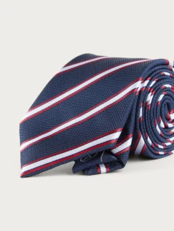 Alvaro Moreno Corbatas|Corbatas|CORBATA JACQUARD MF Azul Marino