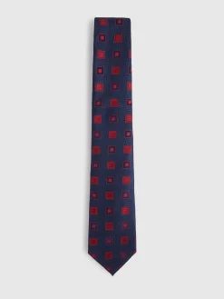 Alvaro Moreno Corbatas|Corbatas|CORBATA JACQUARD MF Azul Marino