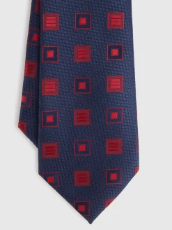 Alvaro Moreno Corbatas|Corbatas|CORBATA JACQUARD MF Azul Marino