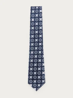 Alvaro Moreno Corbatas|Corbatas|CORBATA JACQUARD MF Azul Marino