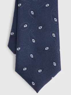 Alvaro Moreno Corbatas|Corbatas|CORBATA JACQUARD MF Azul Marino