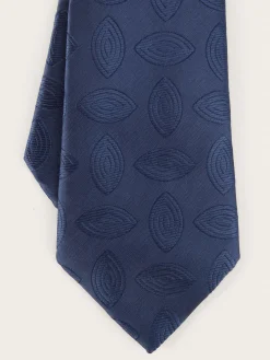 Alvaro Moreno Corbatas|Corbatas|CORBATA JACQUARD MF Azul Marino