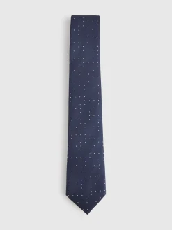 Alvaro Moreno Corbatas|Corbatas|CORBATA JACQUARD MF Azul Marino