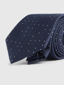 Alvaro Moreno Corbatas|Corbatas|CORBATA JACQUARD MF Azul Marino