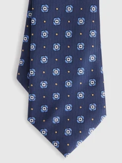 Alvaro Moreno Corbatas|Corbatas|CORBATA JACQUARD MF Azul Marino