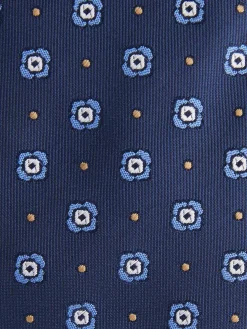 Alvaro Moreno Corbatas|Corbatas|CORBATA JACQUARD MF Azul Marino