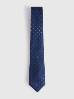 Alvaro Moreno Corbatas|Corbatas|CORBATA JACQUARD MF Azul Marino