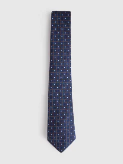 Alvaro Moreno Corbatas|Corbatas|CORBATA JACQUARD MF Azul Marino