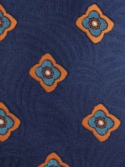 Alvaro Moreno Corbatas|Corbatas|CORBATA JACQUARD MF Azul Marino