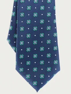 Alvaro Moreno Corbatas|Corbatas|CORBATA JACQUARD MF Azul Marino