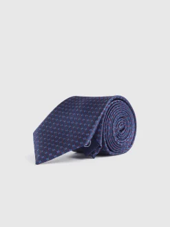 Alvaro Moreno Corbatas|Corbatas|CORBATA JACQUARD MF Azul Marino