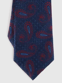 Alvaro Moreno Corbatas|Corbatas|CORBATA JACQUARD MF Azul Marino