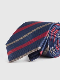 Alvaro Moreno Corbatas|Corbatas|CORBATA JACQUARD MF Azul Marino