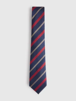 Alvaro Moreno Corbatas|Corbatas|CORBATA JACQUARD MF Azul Marino