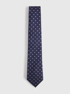Alvaro Moreno Corbatas|Corbatas|CORBATA JACQUARD MF Azul Marino