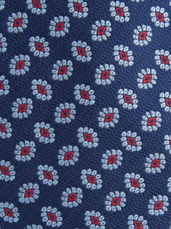 Alvaro Moreno Corbatas|Corbatas|CORBATA JACQUARD MF Azul Marino